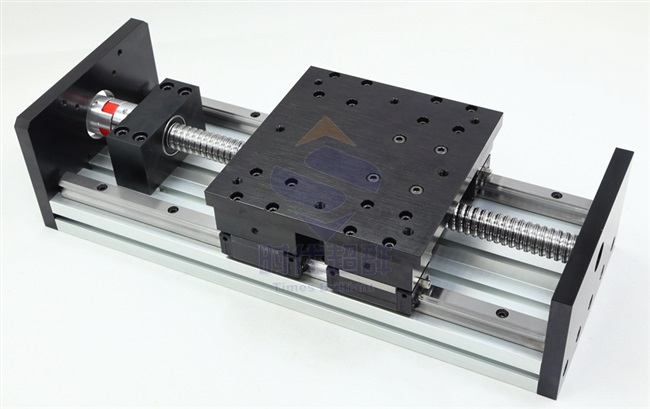 双线专用导轨步进伺服电机直线滚珠丝杠工作台工作台
