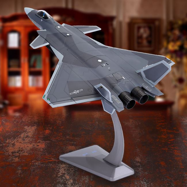 航模飞机隐形j20礼物建军节合金战斗机珠海航展模型飞机模型