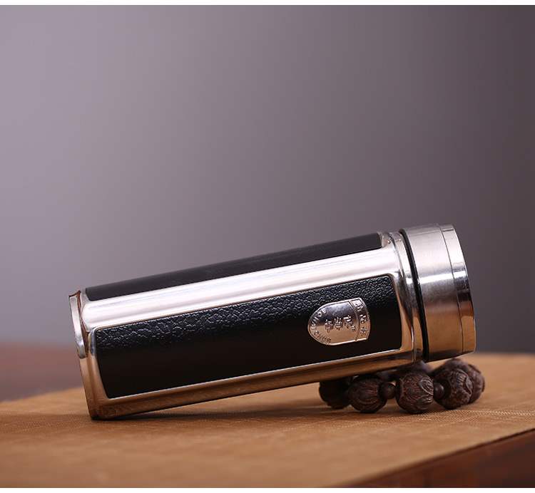 正宗宜兴紫砂内胆保温杯高档中老年人泡茶茶叶喝茶水杯保温杯