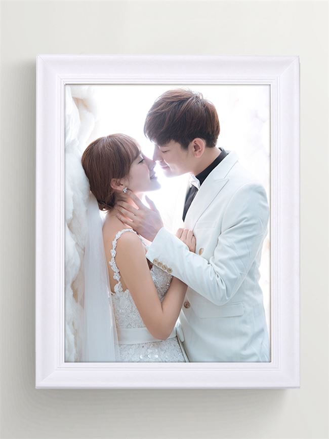 实木相框结婚照挂墙欧式20243036寸40寸48寸婚纱照洗照片加相框