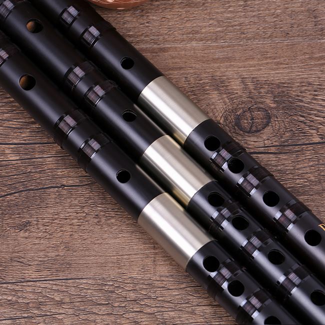 正品黑檀笛子精制黑檀木笛子红木笛民族乐器专业演奏学习乐器