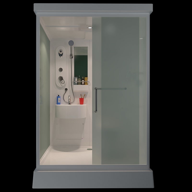 整体卫浴一体式隔断洗澡浴室钢化玻璃饭店卫生间装修整体淋浴房