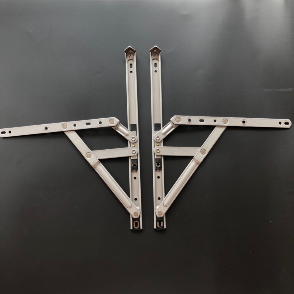 铰链连杆开窗304201不锈钢滑撑四方风撑上下悬窗铰链