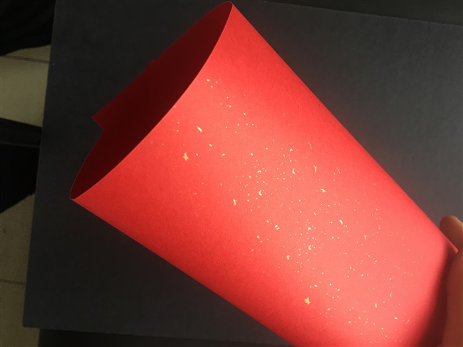 对联大红喜事120克洒金纸飘金纸红包纸剪纸a3a4卡纸