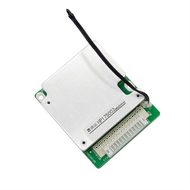 13串48v锂电池组保护板电动车20a带18650温控同口三元聚合物bms