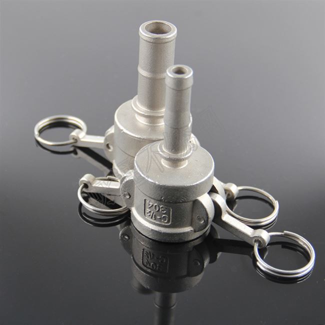 接头不锈钢快速卡扣式扳把式1寸2寸3寸消防管接头