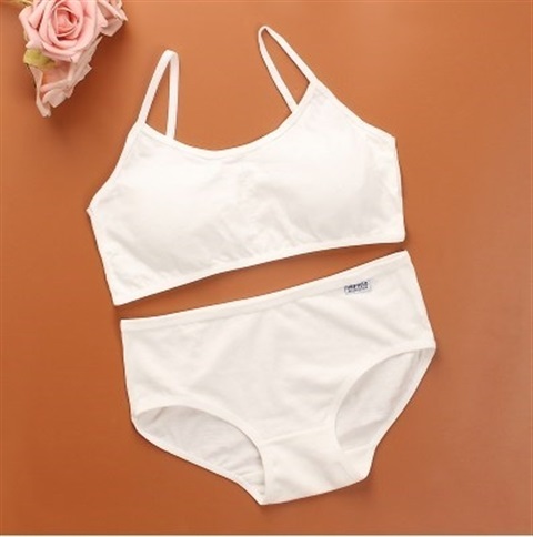 少女女孩背心13-14岁初中小学生内衣裤套装大童青少年抹胸