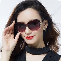 新款偏光女士太阳眼镜圆脸墨镜防紫外线2020年时尚潮防晒显瘦大脸