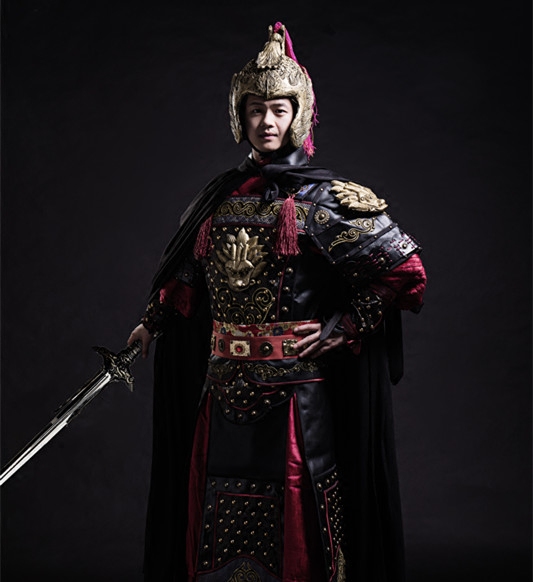 盔甲服装岳飞古代铠甲演出服影视中国可穿军服民族服装