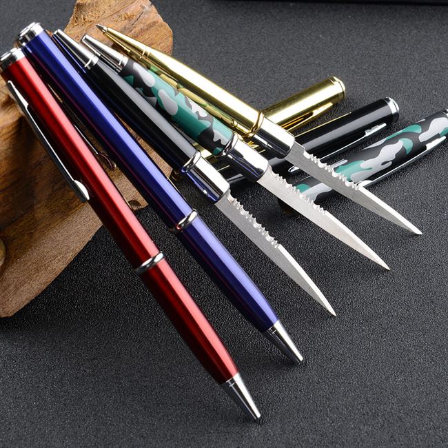 防身笔中刀多功能袖珍工具户外随身便携式小刀刀笔多功能组合工具