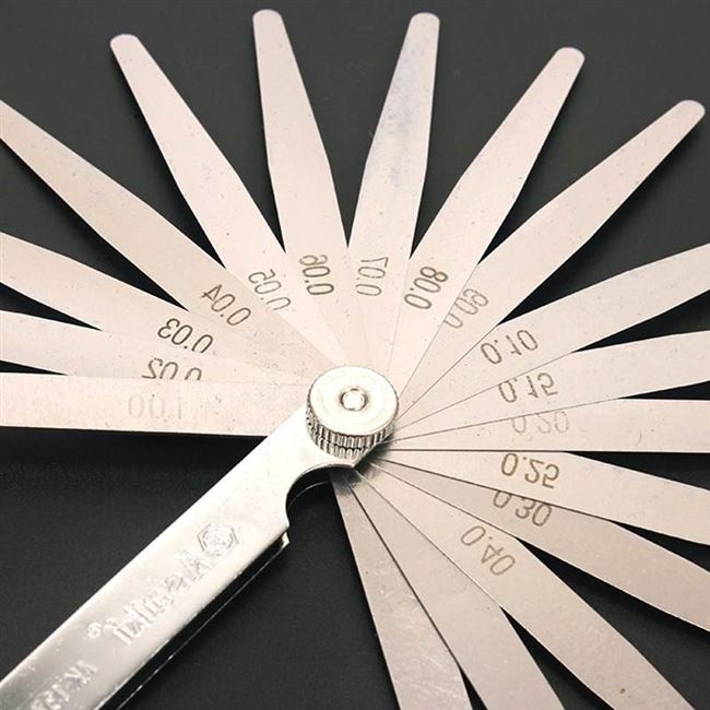 塞尺不锈钢高精度塞规汽车摩托气门调节间隙尺厚薄测隙规0021mm