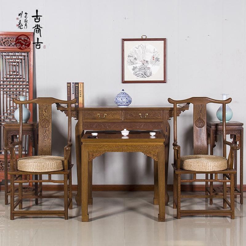 实木鸡翅玄关八仙桌佛台供台神台香案供桌条案条案