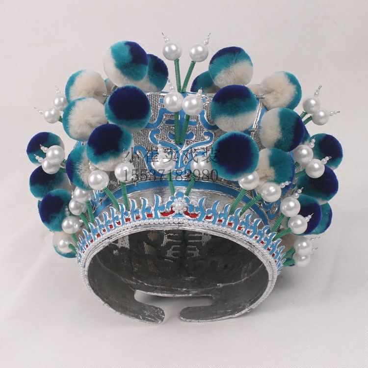 花脸盔帽京剧头盔武生帽子三花罗帽硬罗帽民族服装