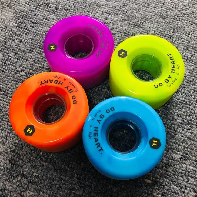 滑板不止刷街轮软轮全能白色彩色磨砂公路轮子滑板轮子