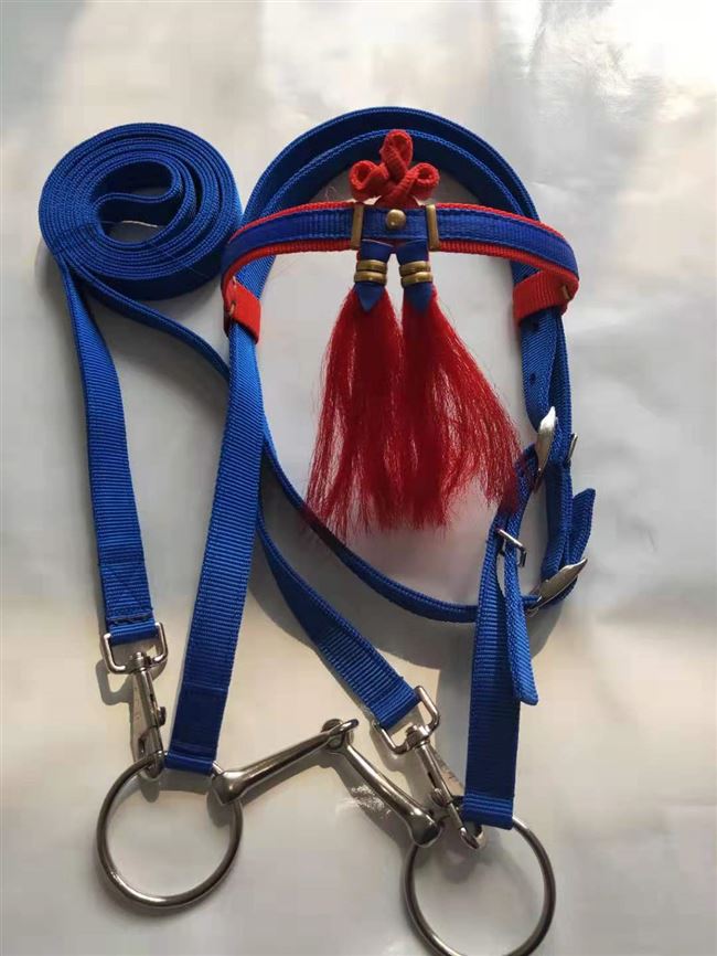 缰绳婚庆马套马勒缰铁水套口马笼头勒嚼马缰绳