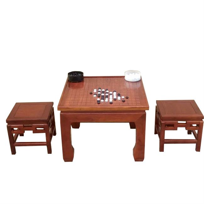 桌椅棋盘围棋实木国学象棋双面两用椅子学生棋桌