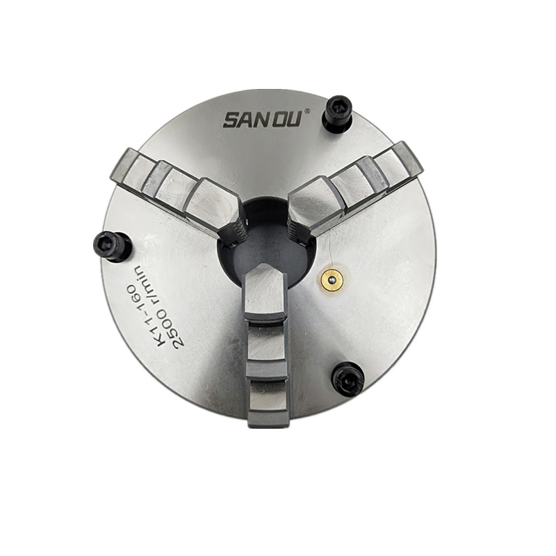 卡盘三鸥三爪联动自定定心前穿三孔k21车床其他机械五金新