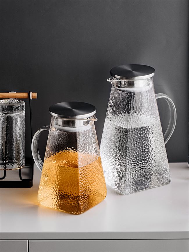 水壶水杯高温草莓壶凉玻璃耐热防爆家用水瓶冷水壶