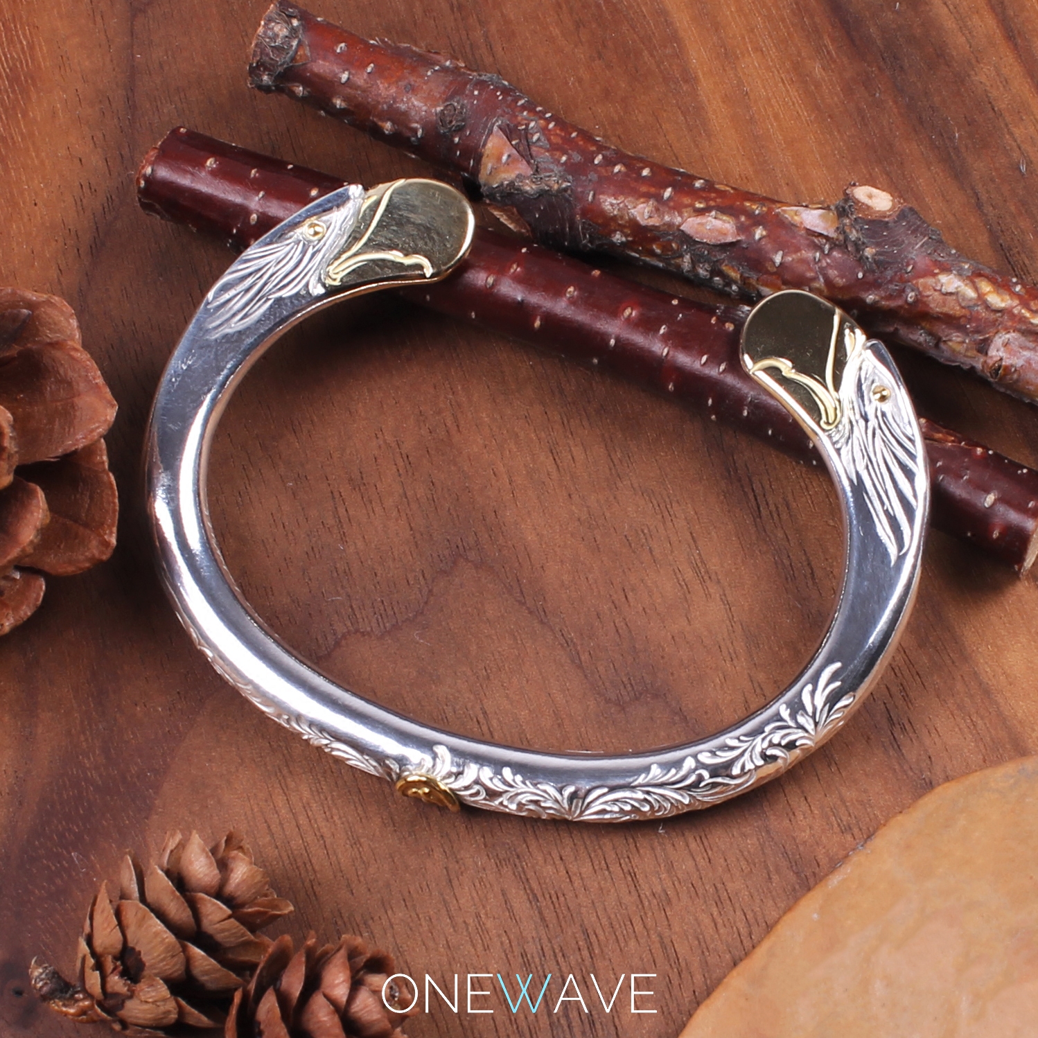 国内现货 菊地健唐草金嘴四目手镯 kikuchi ken 菊地建鹰镯 - 痕风的