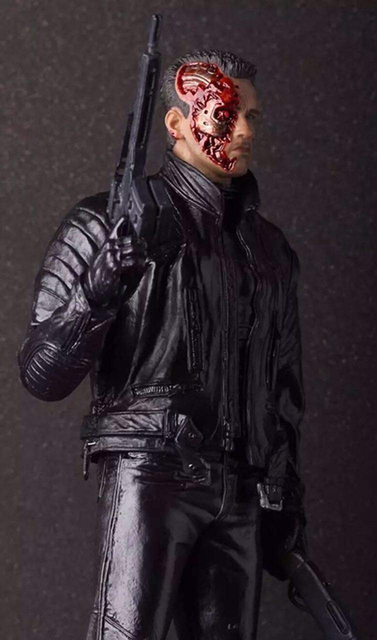 crazytoys正版终结者t2t800战损版阿诺施瓦辛格模型潮玩盲盒