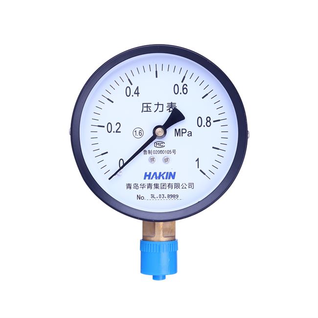 压力表青岛yf-100气压管道蒸汽锅炉真空压力表