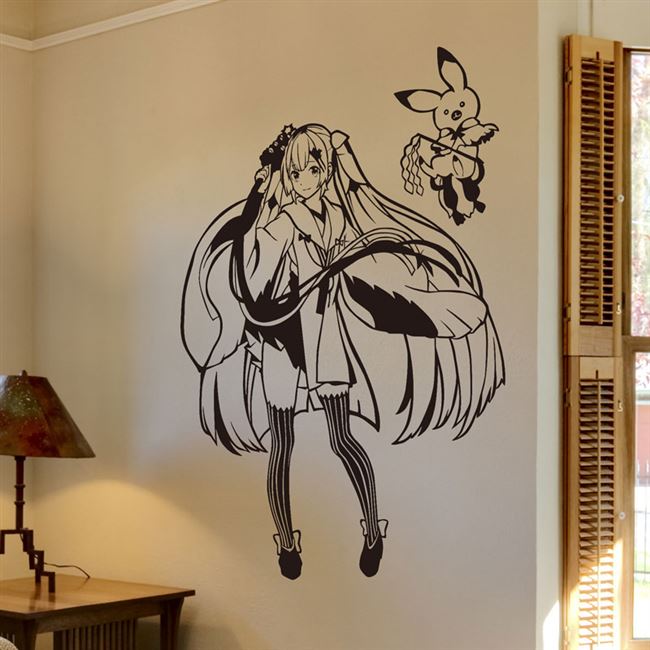 贴纸初音初音未来未来雪合集动漫墙贴宿舍装饰二次元墙贴