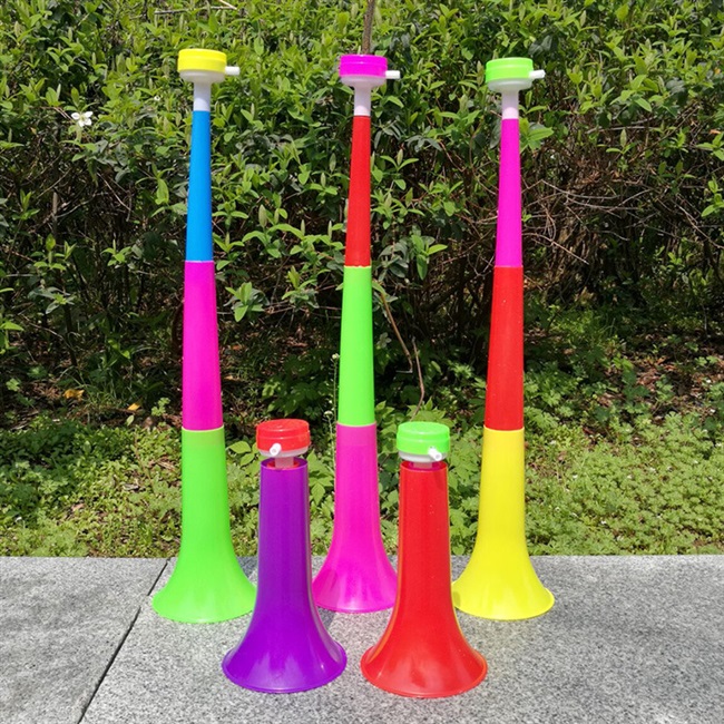 喇叭吹奏大号儿童玩具乐器cm三节伸缩吹奏玩具