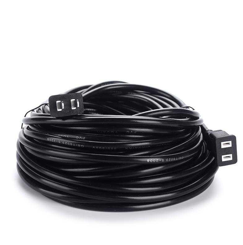 扩展台灯两极电线长度两芯家用插头二极延长线接线板