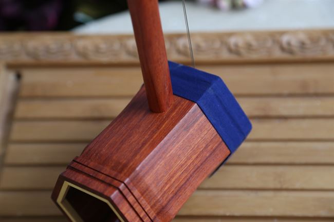 高档玄鹤乐器三代传承手工精制花梨木京二胡京二胡