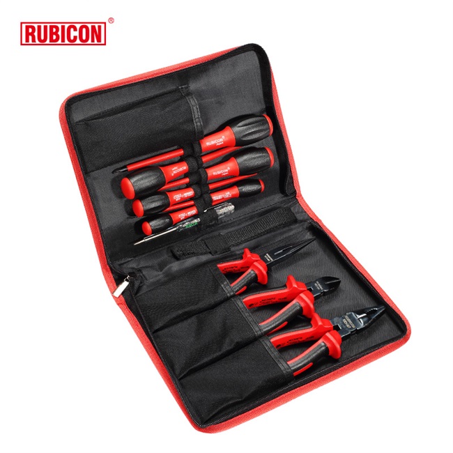 工具罗宾汉rubicon绝缘电工套装36件电子电讯维修五金工具箱