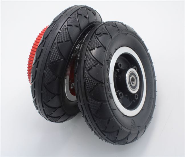 内外充气海豚8寸轮胎20050外胎防爆实心胎小电动车外胎