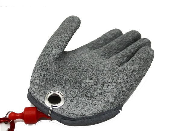 手套抓鱼防滑防鱼防水pe编织乳胶钓鱼鳜鱼钓鱼手套