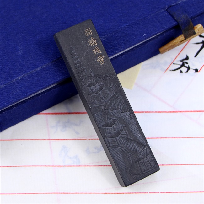 徽墨中国1两10块礼盒盒装西湖十景书画胡开文墨块