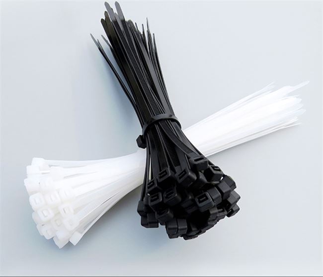 嘉飞自锁式 黑色 尼龙扎带4 白 200mm扎线带500条塑料捆扎带线束带