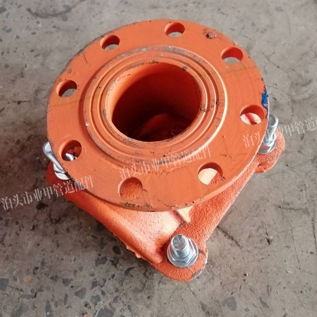 三通管道快速开片两卡子马鞍pe管增接口铸铁接头
