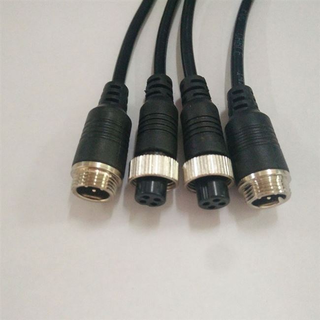 插头m12防水gx12航空传感器接头2芯3芯4芯5芯6芯公母头连接器带线