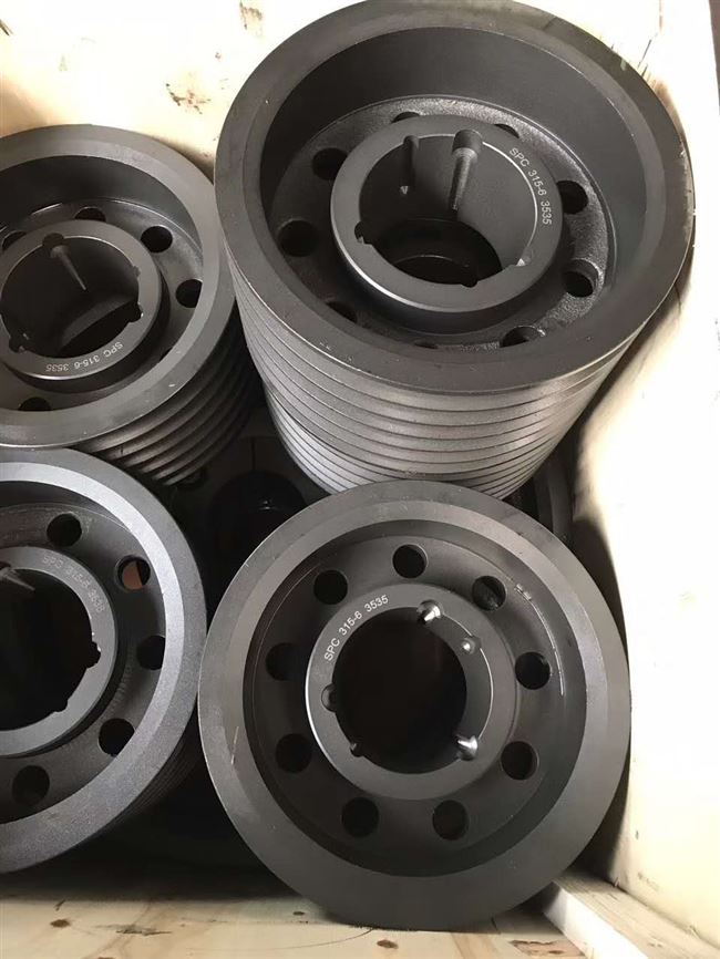 皮带轮3456双欧标锥套单槽槽高速电速电机轮三角皮带带轮