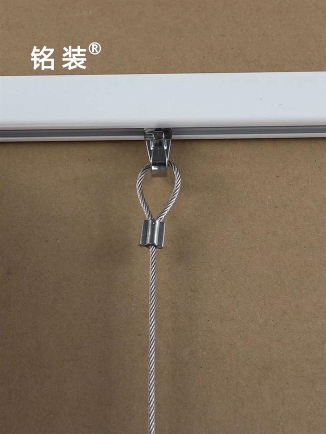 挂画钢丝绳系统螺丝可伸缩器线吊码轨道配件隐藏钢丝吊码
