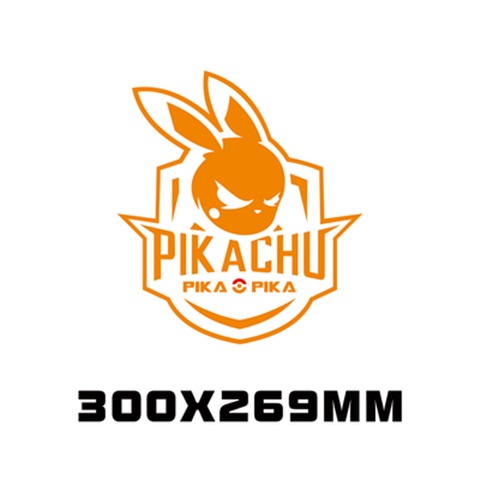 皮卡丘侦探标志网红贴纸汽车油箱玻璃反光个性汽车装饰贴