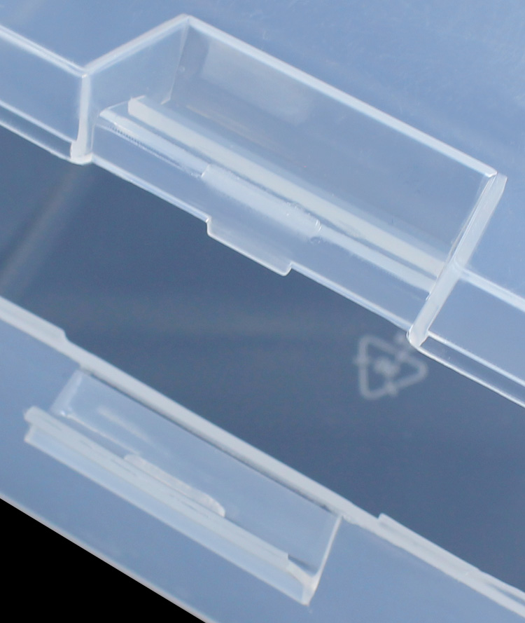 塑料卡扣工具美甲具彩零件文具彩包装盒带透明其他收纳盒