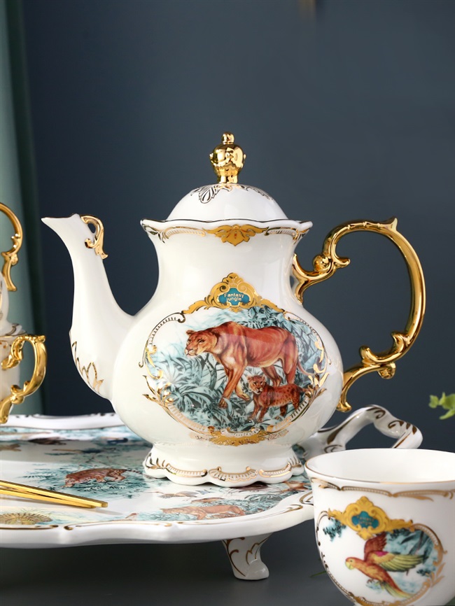 新英式创意套装茶具陶瓷下午茶花茶家用创意家欧式整套茶具