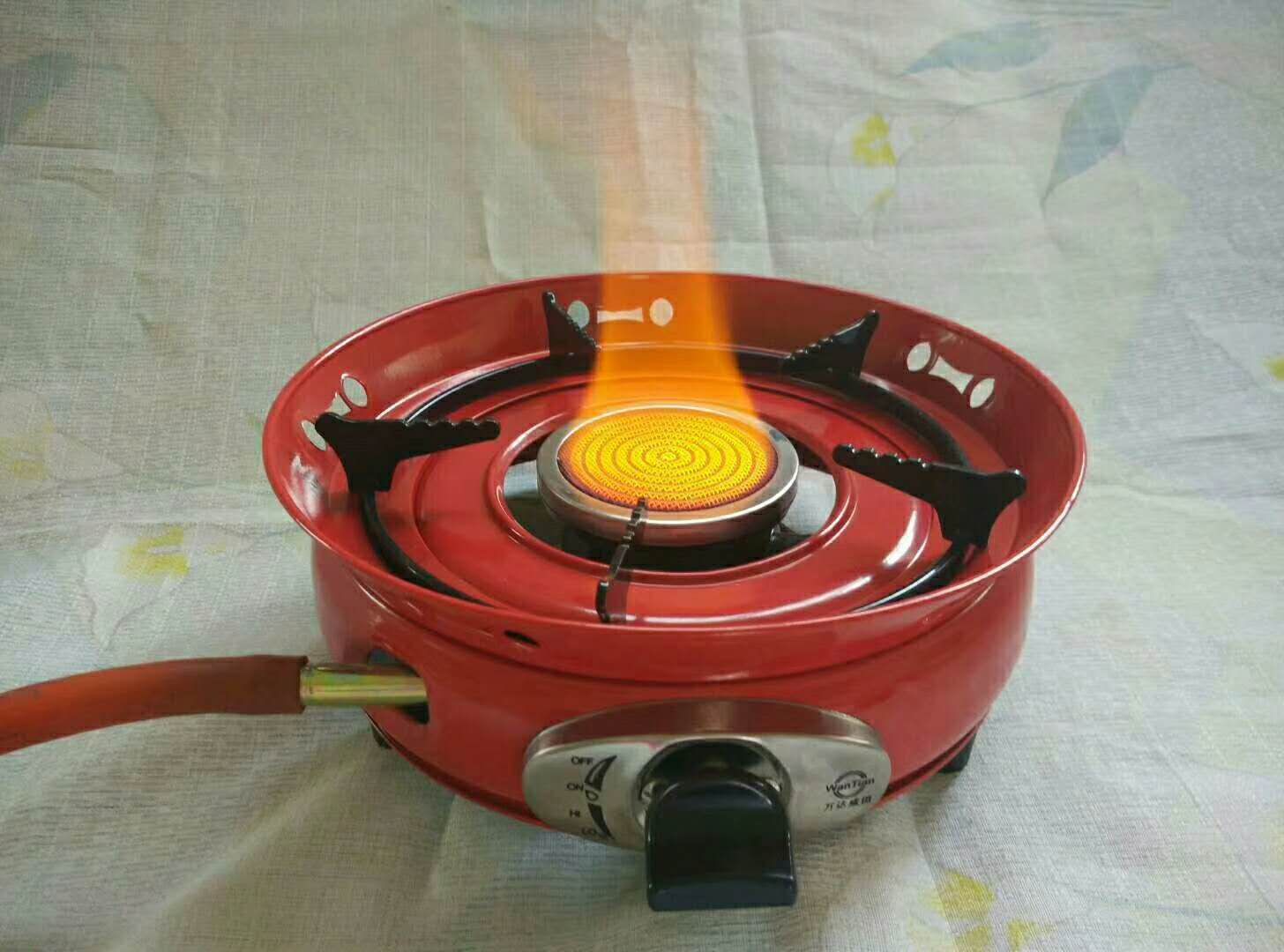 小型燃气灶红外线节能防风小圆炉火锅炉迷你户外小型燃气灶