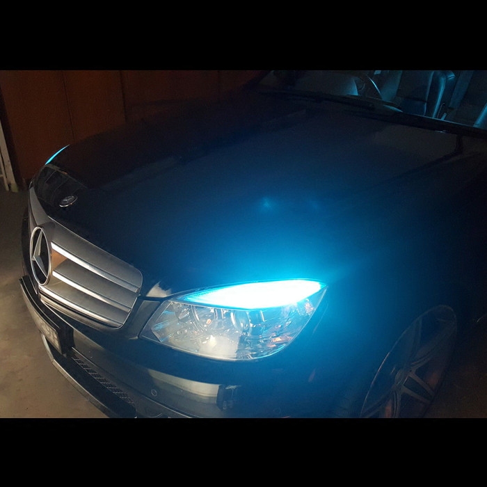 奔驰专用示宽c230c260c180c200改装t10小灯汽车灯泡