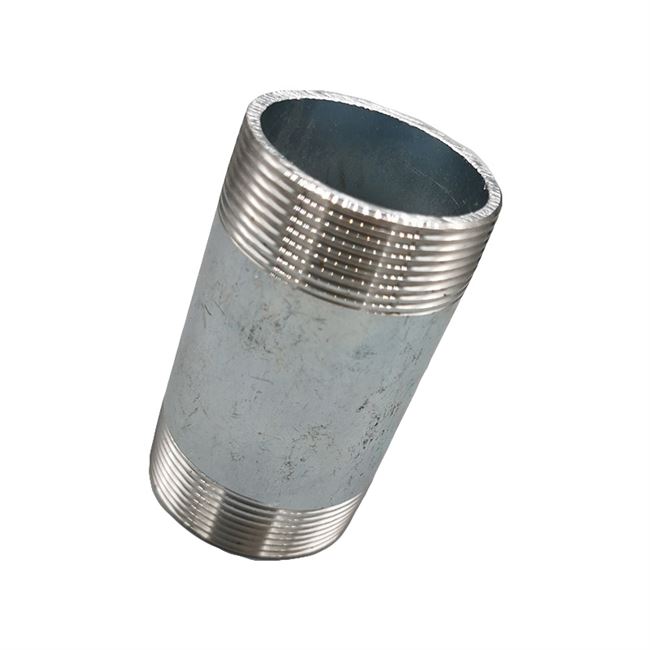 镀锌圆外丝加长无缝管外丝2寸50铁管延长双头丝直接3寸4寸dn65 80