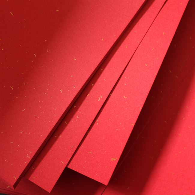 大红红色a3a4飘金洒金卡纸250克请柬封面特种纸
