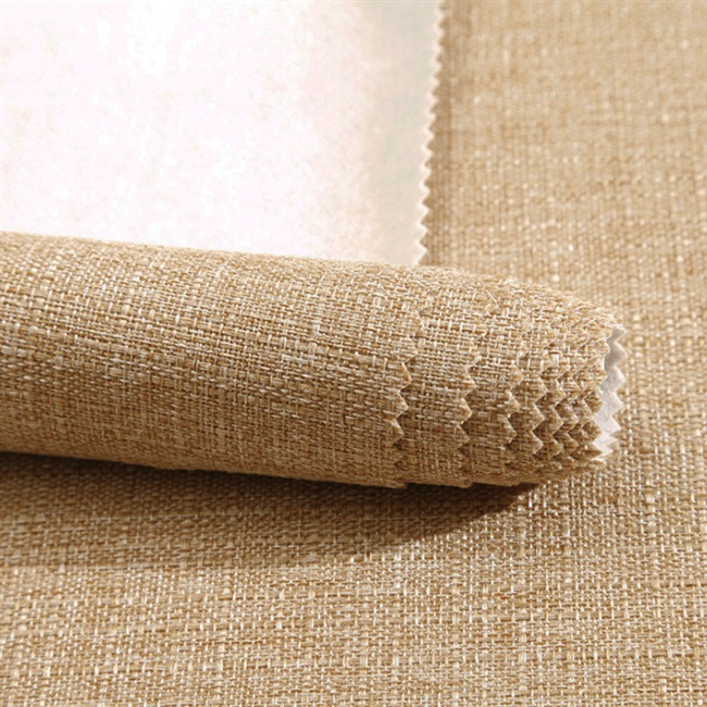 粗麻墙布米白无缝全屋咖啡浅灰灰色简约客厅墙布