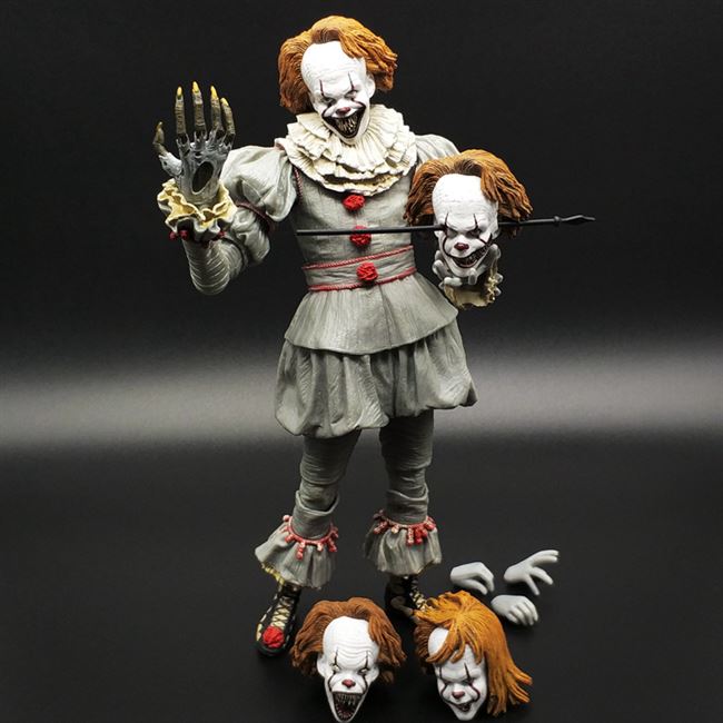 neca 7寸小丑回魂2 恐怖电影手办2019鬼娃回魂可动人偶玩具模型 - 痕