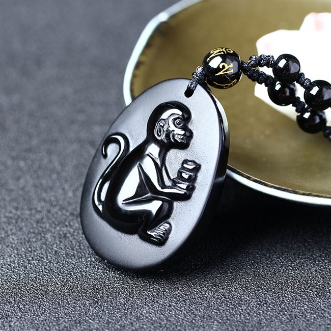 2021吊坠保泰猴龟鼠年平安灵猴庆堂项坠