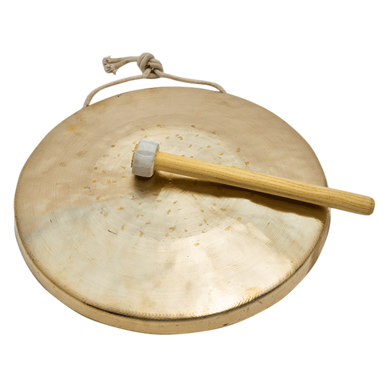铜锣大小防洪低音包邮锣30cm三句儿童道具锣中手锣