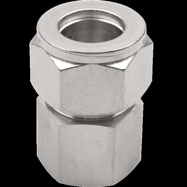 接头内丝不锈钢卡套直通螺纹双卡套式管压力表管接头